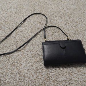 Blue cross body bag